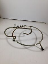 Vintage Metal Ashtray Cradle Holder Footed with Cigarette Rest Handle picture