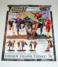 JLA Build A Scene statue POSTER:Batman,Superman,Wonder Woman,Green Lantern,Flash picture