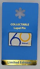 Walmart Limited Edition GOLD (Retired) Metal Lapel Pin – 60th Anniversary Pin picture