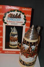 Anheuser Busch The Budweiser Clydesdales Holiday Stein CS444 NEW W/ BOX limited picture
