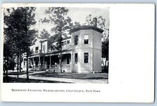 Chautauqua New York NY Postcard Methodist Episcopal Headquarters Building 1907 picture