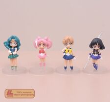 Anime SMLA Kaiou Michiru Chibiusa Tomoe Hotaru 4pcs set cute Figure Toy Gift picture