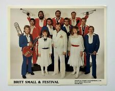 1980s Britt Small Festival Press Promo Photo Patriotic Folk Band Horns Color picture