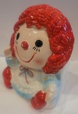 Vintage Giftwares CO. NANCY PEW Raggedy Ann Ceramic Planter Made in Japan VG picture