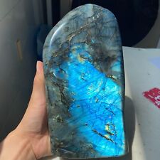 9.27LB Natural Large Gorgeous Labradorite Quartz Crystal Stone Specimen Healing picture