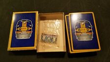 C2 VINTAGE SANTA FE RAIL ROAD PLAYING CARDS with STAMP congress shu picture
