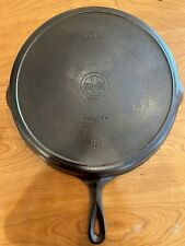 Griswold Cast Iron Skillet #12 Small Block Logo With Heat Ring 719 D Erie PA picture