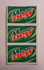 3 Mountain Dew Stickers 1