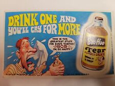 1969 Wacky Ads # 10 Boo-Hoo Vintage Long Perforations picture