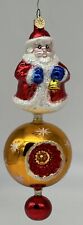 Christopher Radko Glass Christmas Ornament  - Santa Jingle Clause 9