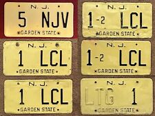 1959 NEW JERSEY COURTESY license plates — ALL ORIGINAL vintage antique auto tags picture