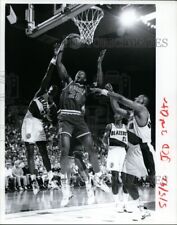 1992 Press Photo Portland Trail Blazers' #25 Jerome Kersey - ords06821 picture