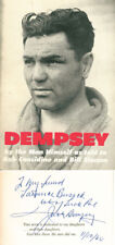 Jack Dempsey Autographed Book - Sports Memorabilia picture