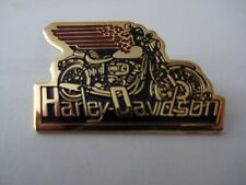 VINTAGE 1991 HARLEY-DAVIDSON SOLID BRASS BARON MOTORCYCLE PIN picture
