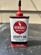 VTG  KENDALL Motor Oils Household Utility Oil Handy Oiler Can Mostly Empty 4 OZ picture