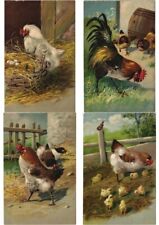 EMBOSSED GREETINGS with BETTER 54 Vintage Postcards (L4539) picture