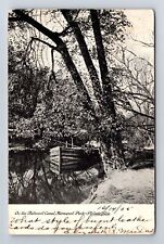 Philadelphia PA-Pennsylvania, On The Belmont Canal, Park Vintage c1905 Postcard picture