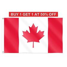 Canada Flag Maple Leaf Large 5X3FT Canadian National Football World Cup Sports picture