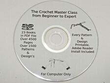 NEW~The Crochet Master Class from Beginner to Expert {23.PDF Book's on DVD} picture