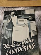 1949 Vintage Speed Queen Washer Instructions Brochure and misc. Papers picture