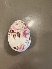 Vintage Limoges France Porcelain Egg Trinket Box  picture