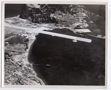1950s RAF Gibraltar Aerial View by NAS Brunswick Maine Official News Photo picture