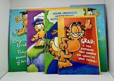 Lot Of 5 GARFIELD Graduation Greeting Cards NOS New Vintage picture