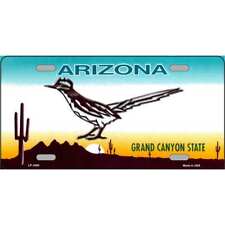 Roadrunner Arizona Novelty Metal License Plate Tag LP-1080 picture
