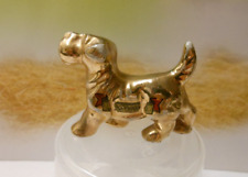 Miniature GOLD Scottish Terrier Dog Figurine 1.75