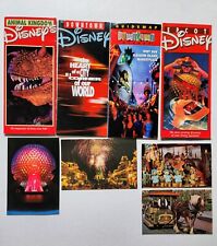 Lot of vintage Disney Brochures and Postcards 1990s, 1970s picture