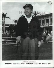 1968 Press Photo Billy Maxwell Member Advisory Staff of Wilson Sporting Goods Co picture