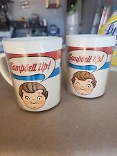  Vintage Campbell's Soup Insulated Mugs Set of 2 Campbell Kids  picture