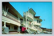 San Luis Obispo CA-California, Hilltop Motel Building, Antique Vintage Postcard picture
