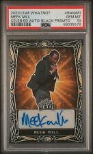 2023 Leaf Metal WhatNot Celebrity Edition /2 Meek Mill Rookie Auto RC PSA 10 SSP picture