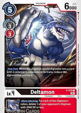 P-076 Deltamon Promo HOLO FOIL Alternative Art Mint Digimon Card picture