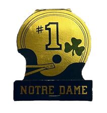 VTG Notre Dame Matchbook 1983 Football Schedule Sports Never Used Gippers Lounge picture