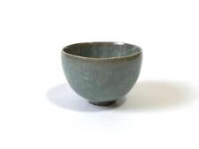 Guinomi Sake cup Ceramic Artist, Works By Wasaburo Takahashi, Celadon, Sake Sake picture