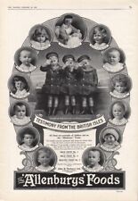 1915 ALLENBURG FOOD MILK MALT BABY CHILD SAILOR MOTHER BRITISH ISLES20366 picture