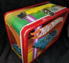 Thermos 1969 Hot Wheels Metal Lunch Box No Thermos Good Shape picture