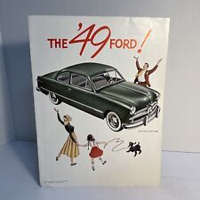 1949 FORD “The ‘49 Ford” Custom-Club Coupe Large Original Foldout Brochure picture