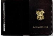 New Jersey PBA Officer's Family Member Wallet with 1-Inch Gold Plated Mini Pin picture