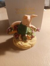 Lenox Disney Winnie The Pooh  PIGLET WITH CATERPILLAR Thimble   picture
