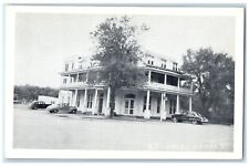 c1940 St. John Hotel Steam Heat Exterior Building Road St. John Kansas Postcard picture