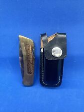 Vintage Gerber Pocket Knife Lockback Portland OR USA 97223 w/ Original Case picture