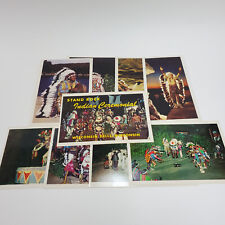9 Vintage Stand Rock Indian Ceremonial Postcards - Dells, Wisconsin picture