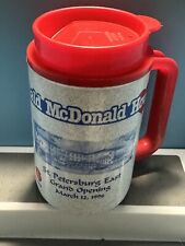 VTG Rare 90’s Ronald McDonald House Whirley Thermo Plastic Beverage Travel Mug picture