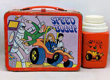 1973 King Seeley Hanna Barbera Speed Buggy Metal Tin Lunch Box With Thermos picture