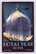 Postcard Canada Ontario Toronto Royal York Hotel 1934 Posted picture