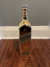 Johnnie Walker Gold Label Reserve glass Limited edition bottle EMPTY used rare  picture