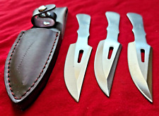 Vintage Fury 60021 Fixed Blade Throwing Knives Set of 3 w/Sheath picture